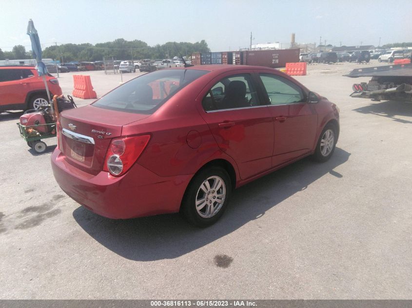 2013 CHEVROLET SONIC LT - 1G1JC5SH0D4114177