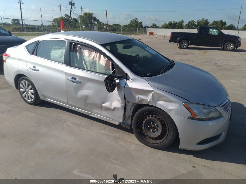 2015 NISSAN SENTRA S - 3N1AB7AP2FL656380