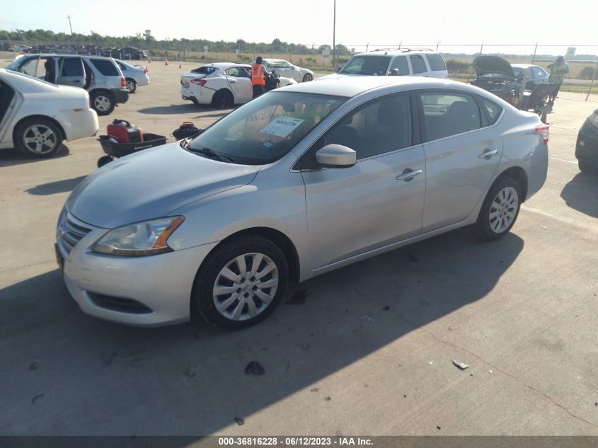 2015 NISSAN SENTRA S - 3N1AB7AP2FL656380