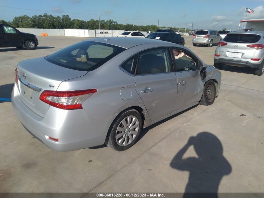 2015 NISSAN SENTRA S - 3N1AB7AP2FL656380