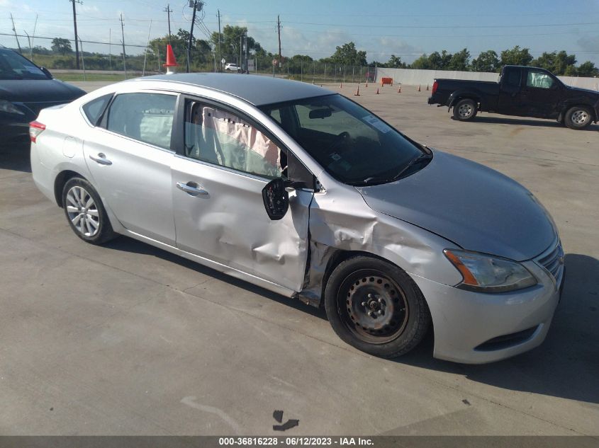 2015 NISSAN SENTRA S - 3N1AB7AP2FL656380