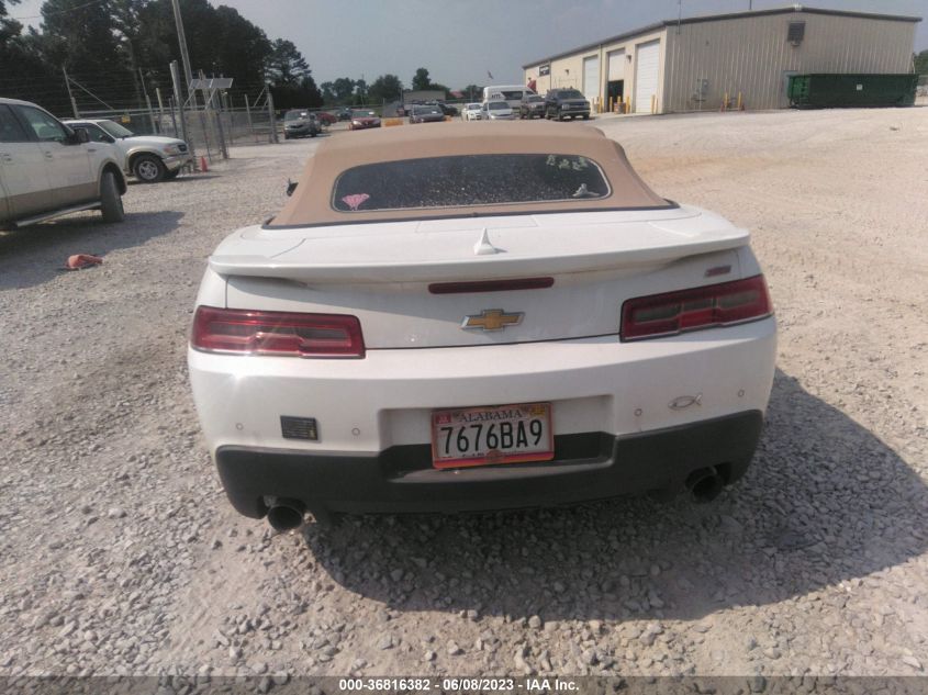 2015 CHEVROLET CAMARO SS - 2G1FK3DJXF9273513