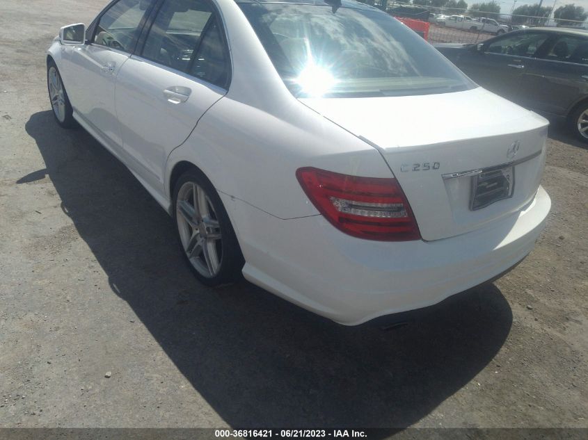2014 MERCEDES-BENZ C-CLASS C 250 - WDDGF4HB2ER309794