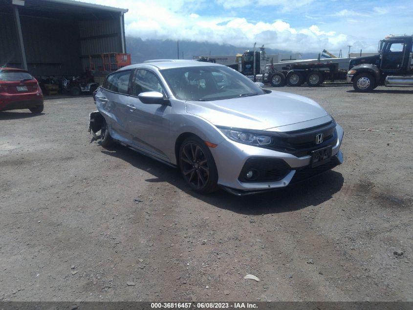 2019 HONDA CIVIC HATCHBACK SPORT - SHHFK7H49KU415485