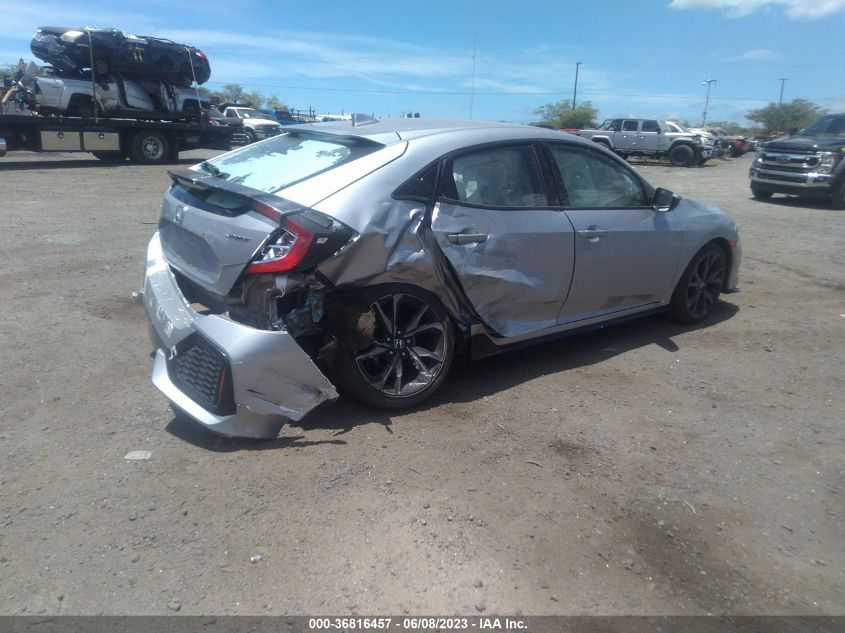 2019 HONDA CIVIC HATCHBACK SPORT - SHHFK7H49KU415485
