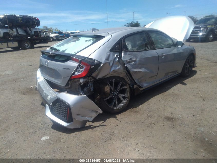 2019 HONDA CIVIC HATCHBACK SPORT - SHHFK7H49KU415485