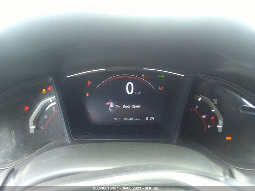 2019 HONDA CIVIC HATCHBACK SPORT - SHHFK7H49KU415485
