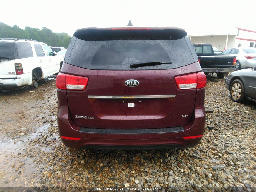 2017 KIA SEDONA LX - KNDMB5C19H6282144