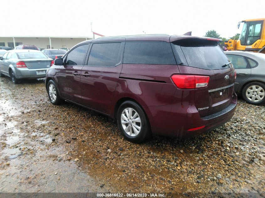 2017 KIA SEDONA LX - KNDMB5C19H6282144