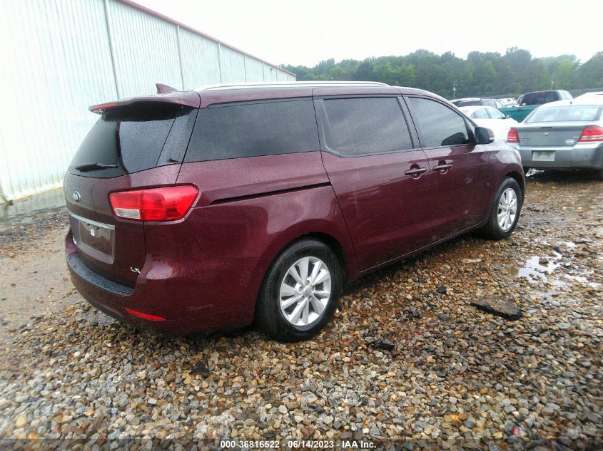 2017 KIA SEDONA LX - KNDMB5C19H6282144