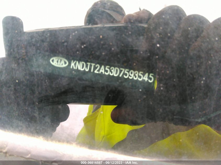2013 KIA SOUL BASE - KNDJT2A53D7593545