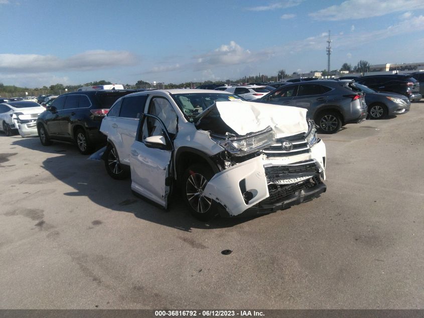 2019 TOYOTA HIGHLANDER LE - 5TDZZRFH1KS339879