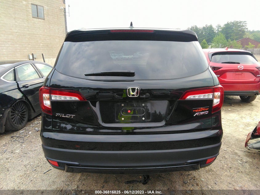 VIN 5FNYF6H86NB039554 2022 HONDA PILOT TRAILSPORT