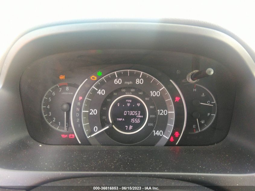 2013 HONDA CR-V EX-L - 5J6RM4H73DL053553