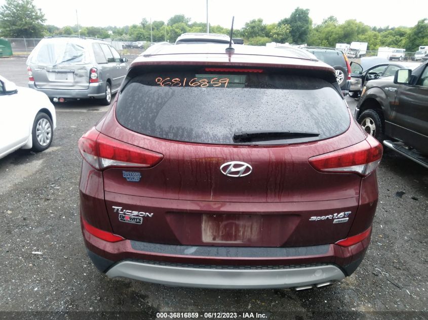 2017 HYUNDAI TUCSON SPORT - KM8J3CA24HU357145