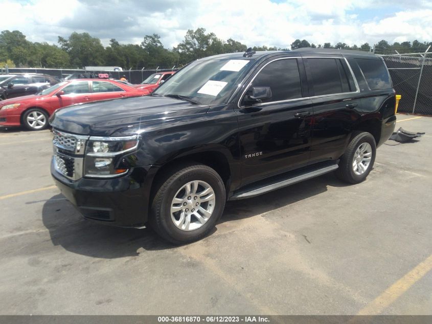 2019 CHEVROLET TAHOE LT - 1GNSCBKC4KR381781