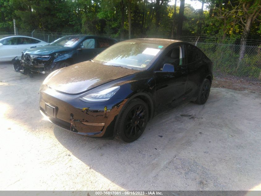 2022 TESLA MODEL Y - 7SAYGDEE4NF317446