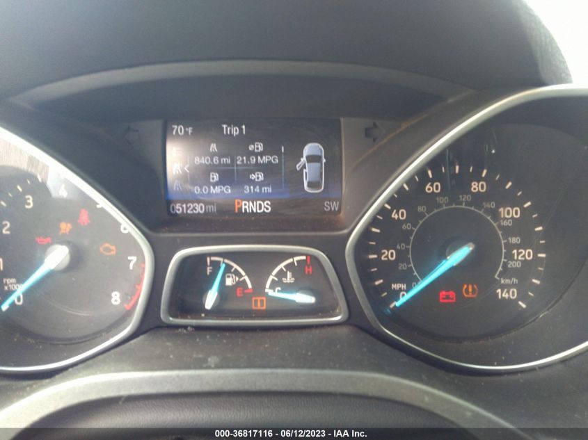 2018 FORD ESCAPE S - 1FMCU0F7XJUA36256