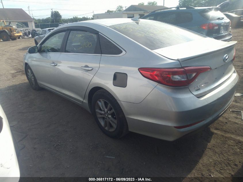 2015 HYUNDAI SONATA 2.4L SE - 5NPE24AF4FH044198