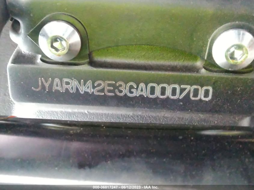 2016 YAMAHA YZFR1S JYARN42E3GA000700