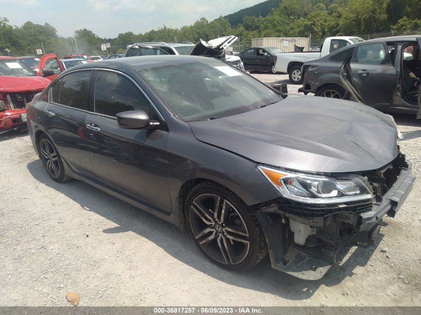 2016 HONDA ACCORD SEDAN SPORT - 1HGCR2F52GA186146