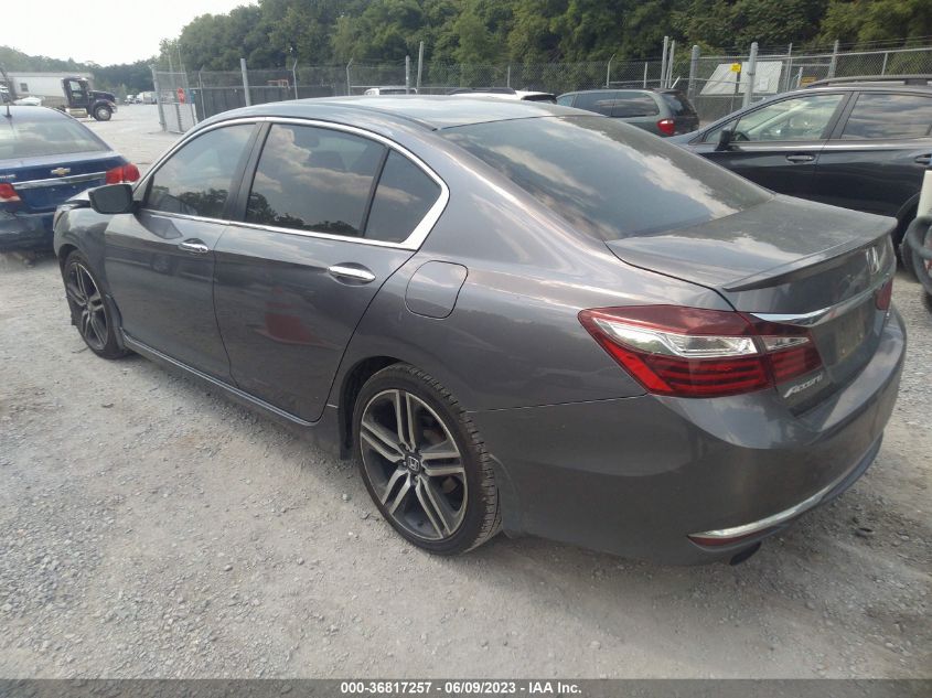 2016 HONDA ACCORD SEDAN SPORT - 1HGCR2F52GA186146