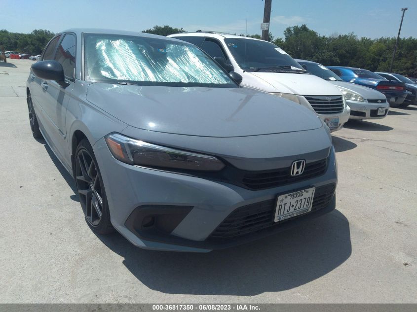 2022 HONDA CIVIC SEDAN SPORT - 2HGFE2F54NH580156