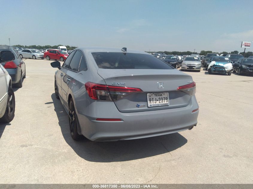 2022 HONDA CIVIC SEDAN SPORT - 2HGFE2F54NH580156