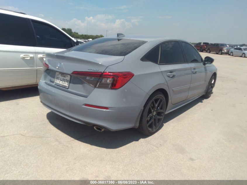 2022 HONDA CIVIC SEDAN SPORT - 2HGFE2F54NH580156