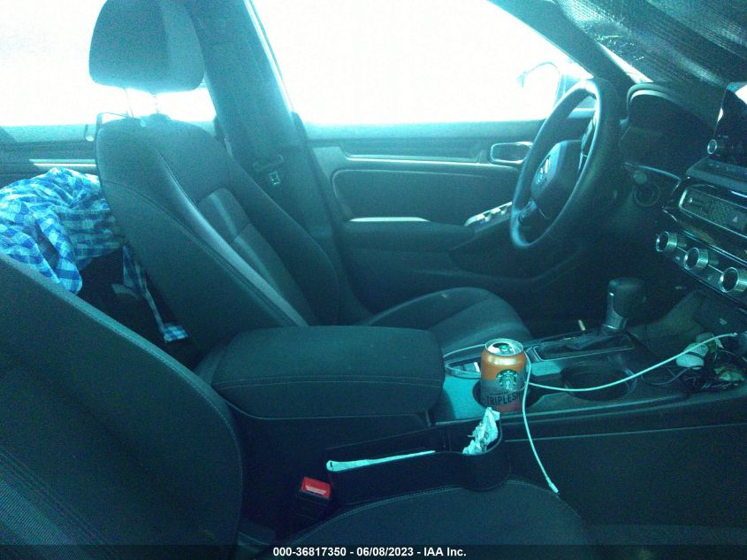 2022 HONDA CIVIC SEDAN SPORT - 2HGFE2F54NH580156