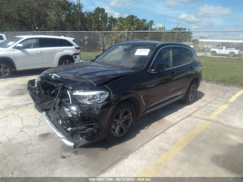 5UXTY3C03M9H57187 2021 BMW X3, photo no. 2