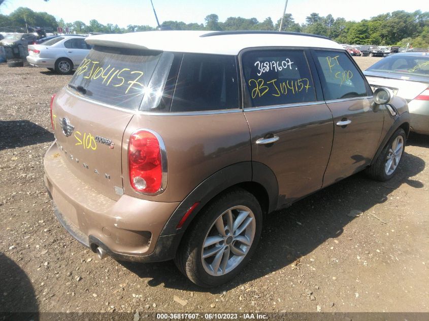 2013 MINI COOPER COUNTRYMAN S - WMWZC3C58DWP24378