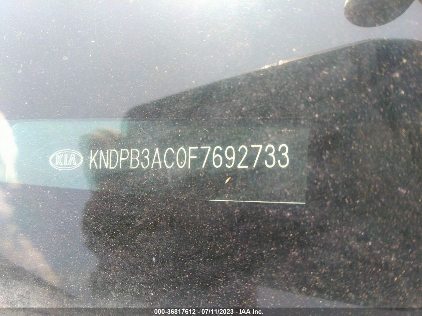 2015 KIA SPORTAGE LX - KNDPB3AC0F7692733