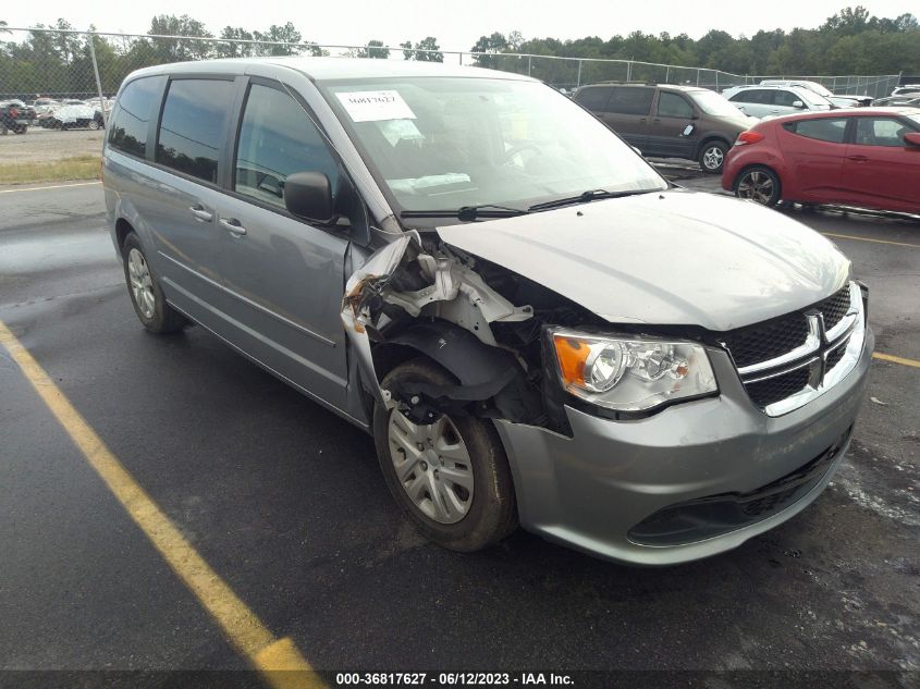 2017 DODGE GRAND CARAVAN SE - 2C4RDGBG5HR707949