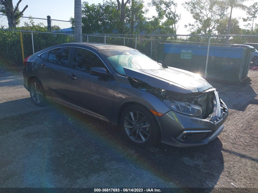 VIN 19XFC1F3XKE013759 2019 HONDA CIVIC SEDAN EX