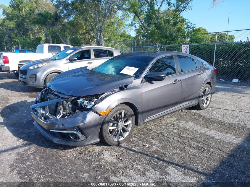 VIN 19XFC1F3XKE013759 2019 HONDA CIVIC SEDAN EX
