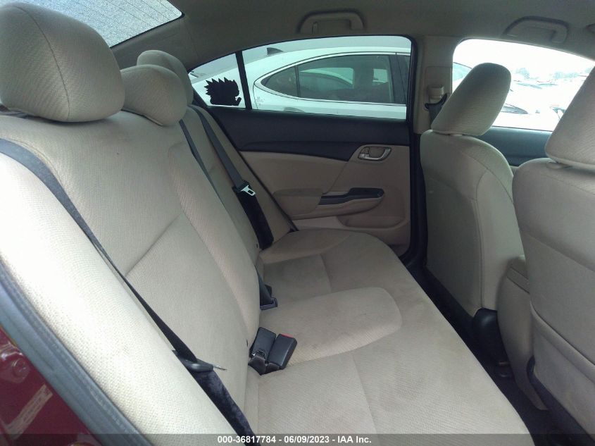 2013 HONDA CIVIC SDN LX - 19XFB2F57DE251744