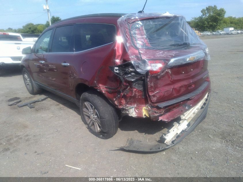 2015 CHEVROLET TRAVERSE LT - 1GNKRHKD0FJ108092