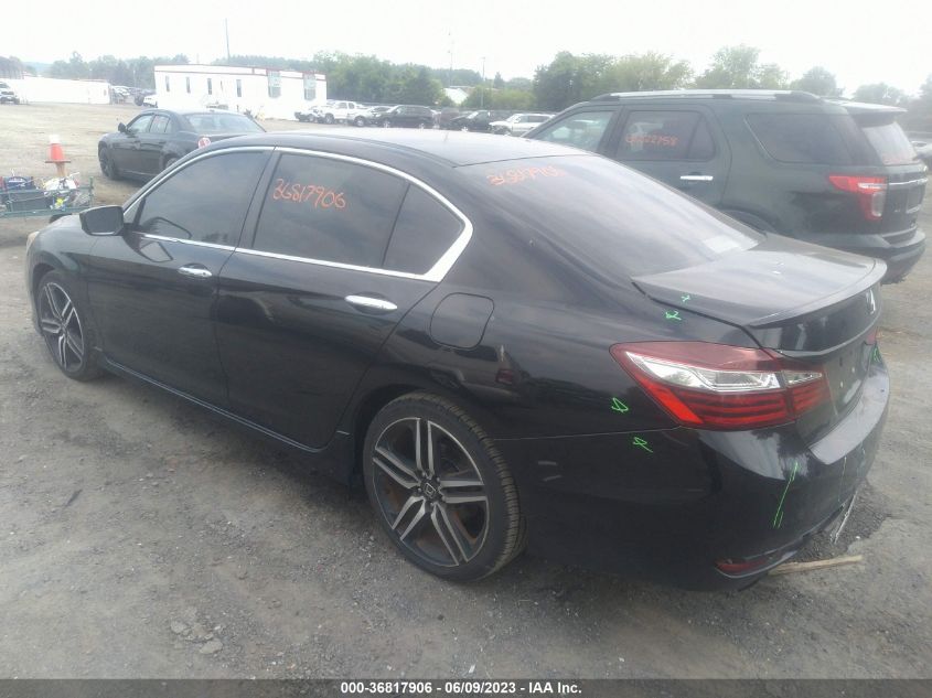 2016 HONDA ACCORD SEDAN SPORT - 1HGCR2F58GA245460