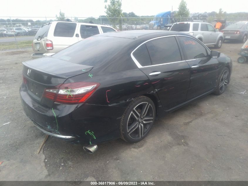 2016 HONDA ACCORD SEDAN SPORT - 1HGCR2F58GA245460