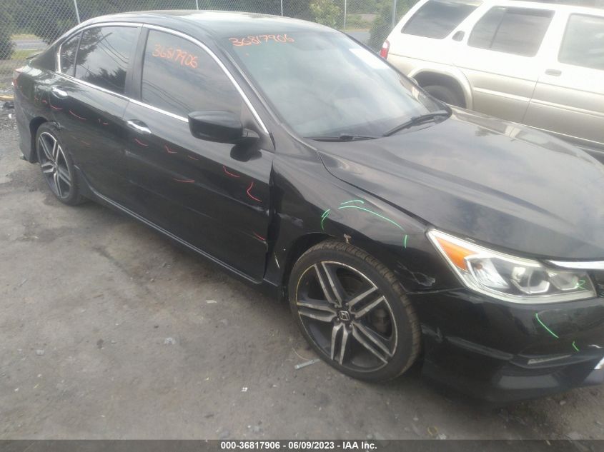 2016 HONDA ACCORD SEDAN SPORT - 1HGCR2F58GA245460