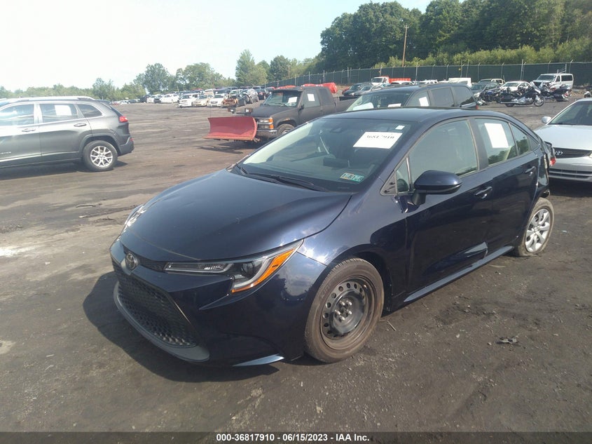 VIN 5YFEPMAE4MP165371 2021 TOYOTA COROLLA LE