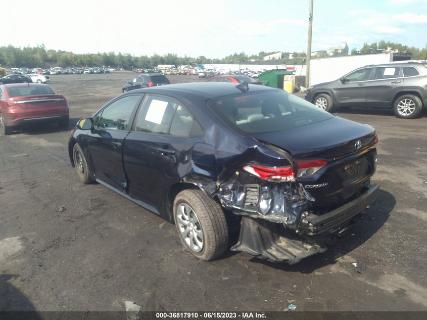 VIN 5YFEPMAE4MP165371 2021 TOYOTA COROLLA LE