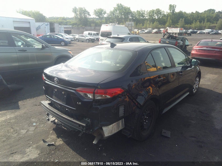 VIN 5YFEPMAE4MP165371 2021 TOYOTA COROLLA LE