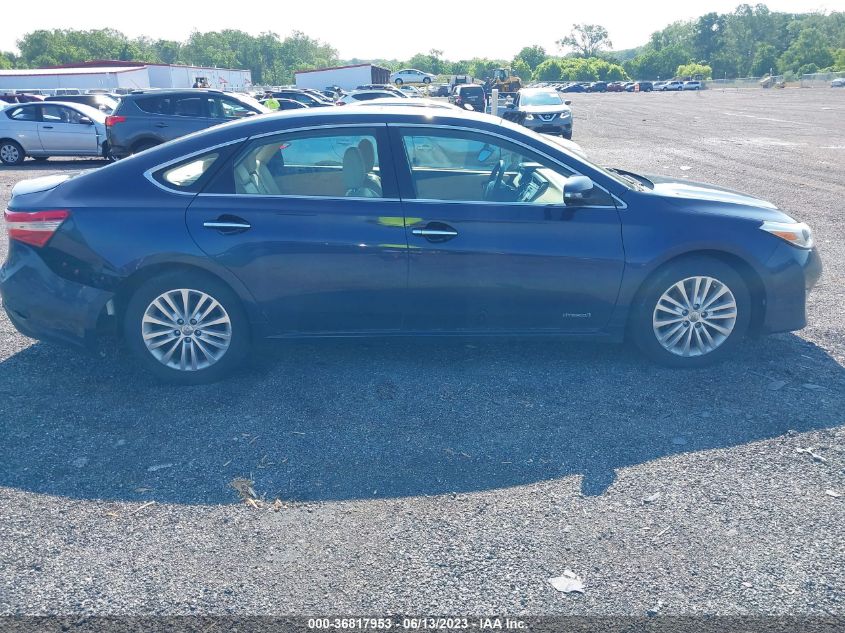 2014 TOYOTA AVALON HYBRID LIMITED/XLE TOURING 4T1BD1EB1EU024168