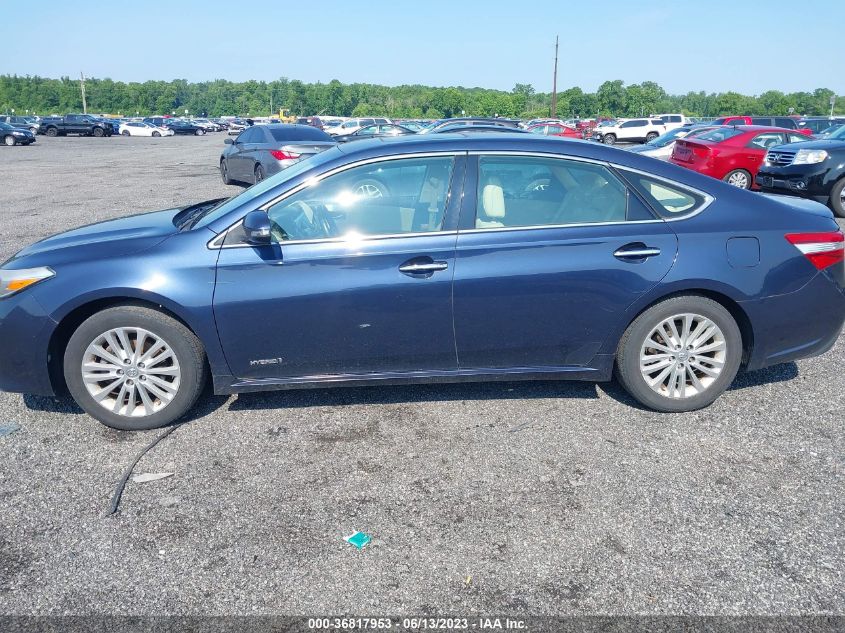 2014 TOYOTA AVALON HYBRID LIMITED/XLE TOURING 4T1BD1EB1EU024168