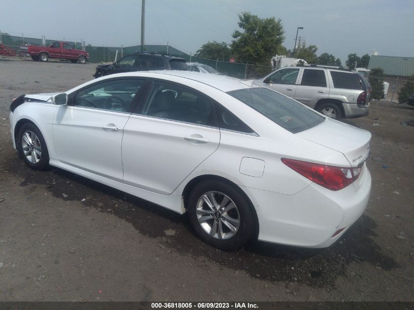 2014 HYUNDAI SONATA GLS - 5NPEB4AC6EH850368