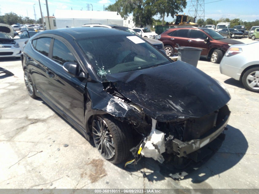 VIN KMHD04LB4JU524361 2018 HYUNDAI ELANTRA SPORT