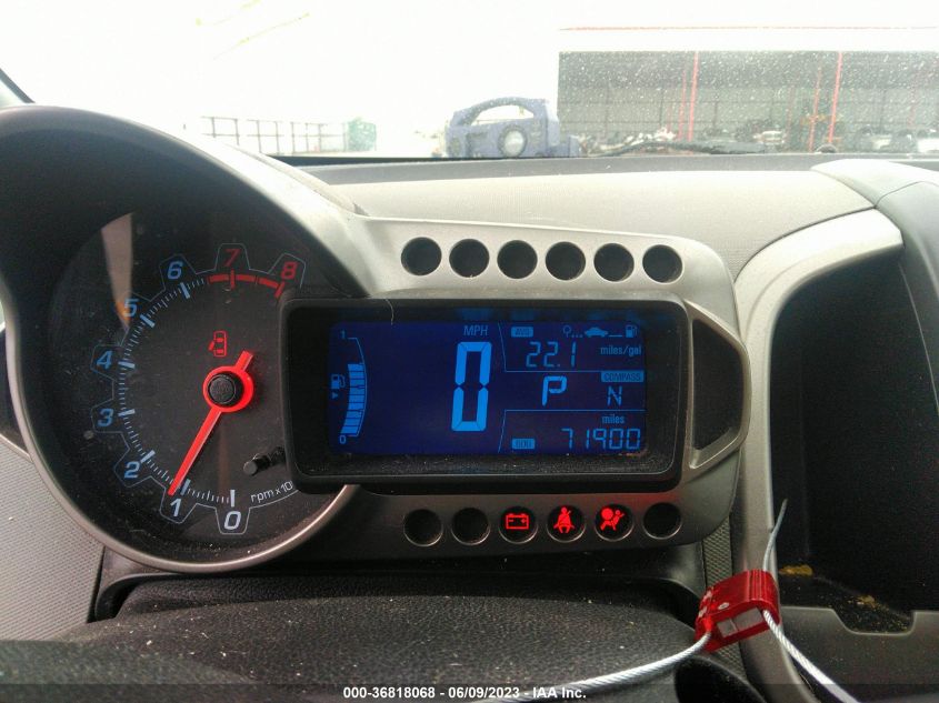 2013 CHEVROLET SONIC LT - 1G1JC5SH8D4158721