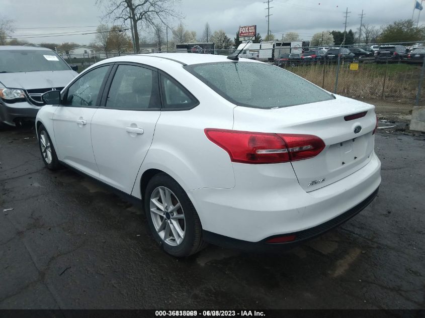 2016 FORD FOCUS SE - 1FADP3F25GL290452